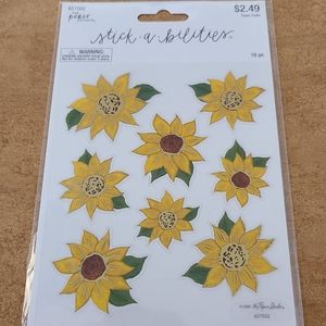 🆕️Paper Studio Sunflower Foil Stickers